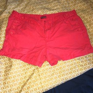 Red shorts